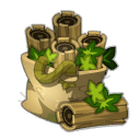 Saco de madera de bombú