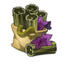 Saco de madera de olivioleta