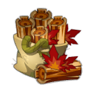 Saco de madera de arce