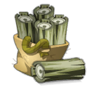 Saco de madera de tejo