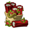 Saco de madera de cerezo silvestre