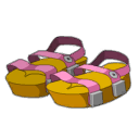 Sandales du Piou Rose