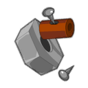 Pièce technomagique endommagée