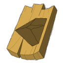 Carte en bois : Pierre