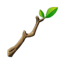 Baguette en Racine d'Abraknyde Sombre