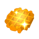 Gaufre en or