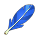Plume de Piou Bleu