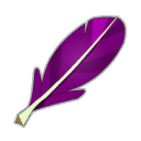 Plume de Piou Violet