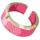 Anneau du Piou Rose