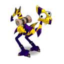 Dragodinde Dorée et Indigo